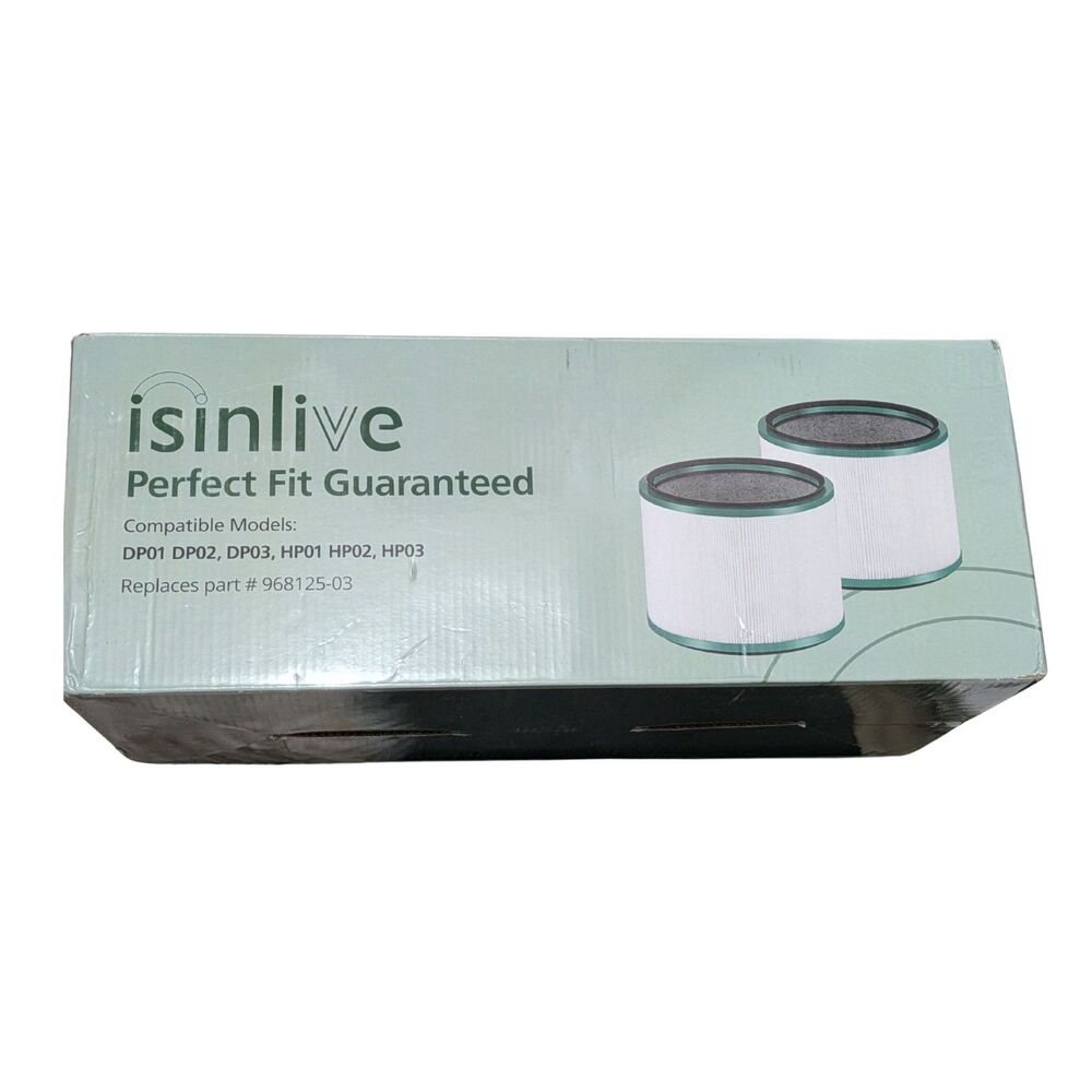 💨 isinlive Dyson HP01 HP02 HEPA Filter 2-Pack Replacement 968125-03